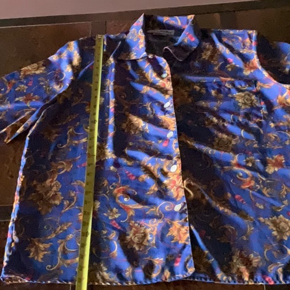 Joan Walters Polyester Blouse Vintage Loose Fit Large - Picture 7 of 12
